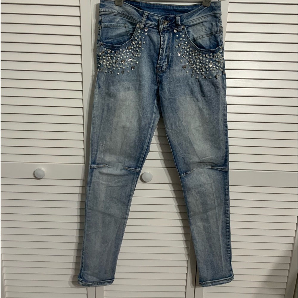 Pinokkio Gem Pearl Jeans Size Small